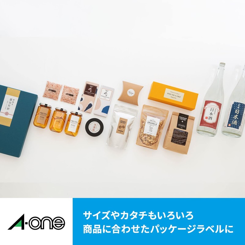 A-One 64415E Inkjet Label Stickers, Ultra Water Resistant, Glossy Paper,
