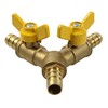 bociloy 3 Way Shut Off Ball Valve 3/8" (11.5mm) Hose