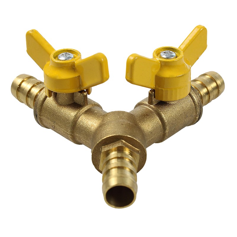 bociloy 3 Way Shut Off Ball Valve 3/8" (11.5mm) Hose
