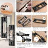 Door Hinge Jig Kit ABS Door Hinge Drilling Template for
