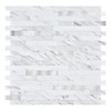 Midcard 10 Sheets Peel and Stick Backsplash PVC Wall Tile,for