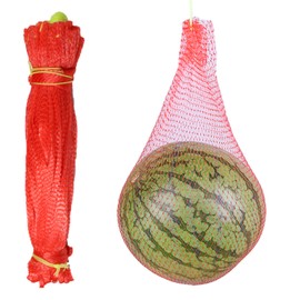 80 Pack Watermelon Nets, 24 Inches Melon Hammock Reusable Hanging Watermelon Mesh Bags Garden Cantaloupes Growing Supporting Storage Net Bags for Vegetables, Honeydew