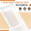 Gulfmew 1 Pack Deep Drawer Organizer Bins, Adjustable Sliding Drawer