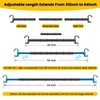 Heavy Duty Car Clothes Hanger Bar 30-64 inches, 4Pcs Additional