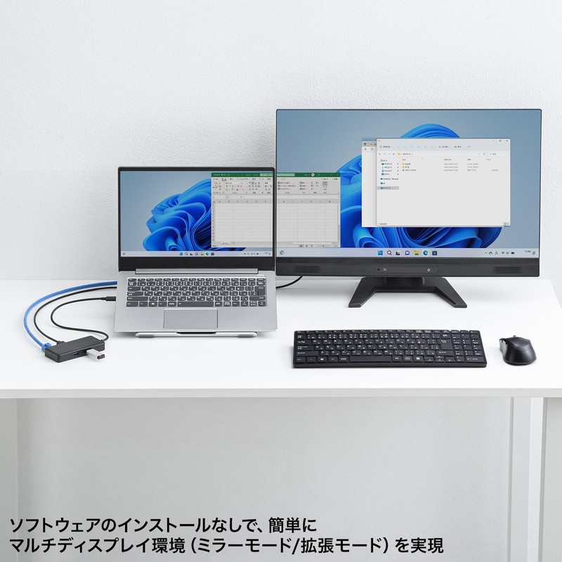Sanwa Supply USB Type-C Docking Station USB-DKM7BK
