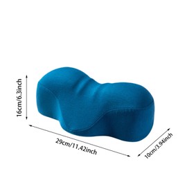 Perfeclan Small Neck Support Pillow,Posture Correct Device Relax,Tension Muscle Relief,Neck and Shoulder Relaxer,Cervical Traction Device, blue