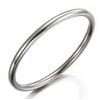 Bangle Real 925 Sterling Silver Filled 6mm Solid Bracelet Ladies