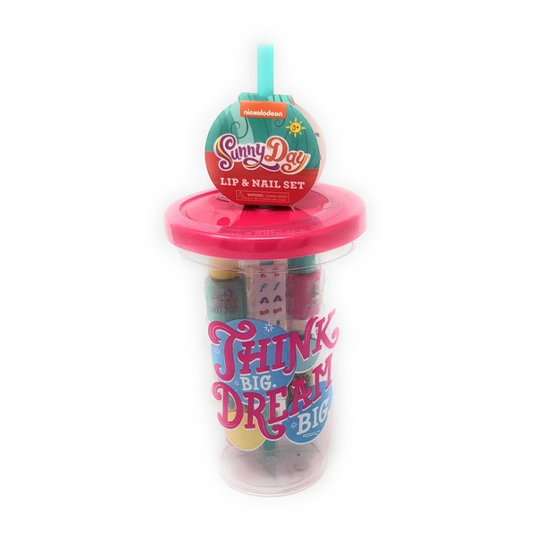 Nickelodeon Sunny Day Tumbler with Straw ~ Bonus Lip &