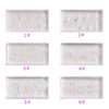 loweyuiroy Nail Acrylic Molds Kit, 6 Pieces 3D Stereo Mini