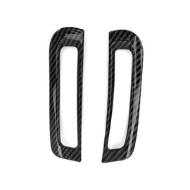 FUEISOF Car A-pillar air nozzles ventilation frame trim decorative frame decor cover for Kia EV3 2025 2026 - set of 2 left and right side (carbon look)