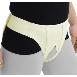 ITA-MED Deluxe Hernia Support Brace Double Sided with Removable Inserts: HS-484, X-Large