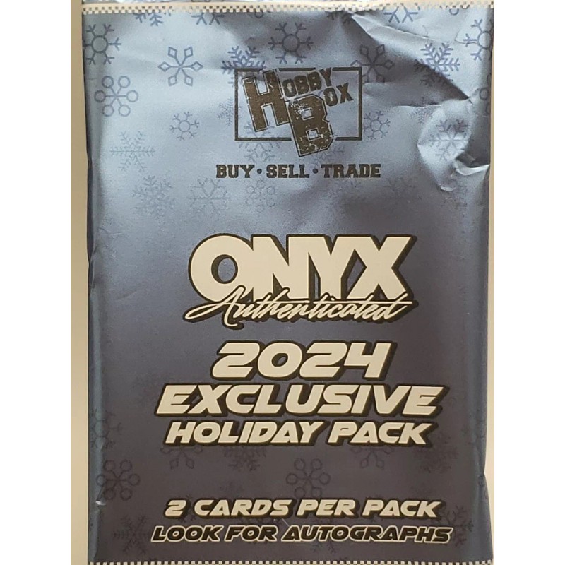 2024 Onyx Hobby Box Exclusive Holiday Pack - 2 Cards