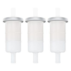 3-Piece Motorcycle Fuel Filter 9 mm Compatible with Kawasaki VN ZX ZXR ZZR Compatible with Yamaha BT FJ FZ FZR XJ