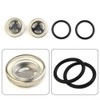 2 Pack of Reliable 18mm Motorcycle Brake Master Cylinder Sight