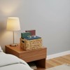 Set of 4 Water Hyacinth Storage Baskets, Handwoven Wicker Bins