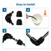 VooGenzek 10 PCS 4/7 mm Drip Irrigation Fittings, Irrigation Elbow