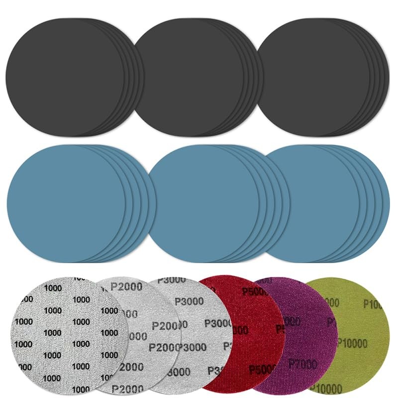 SenmaiTools 40 pcs Ultra Fine 125mm Sanding Discs. Hook and