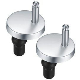 Pack of 2 Screws for Toilet Seat, Hinge for Toilet Lid Attachment Toilet Seats Toilet Lid Stainless Steel Toilet Seat Repair Parts, Toilet Seat Screws Accessories