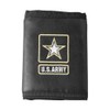 U.S. Army Logo Direct Embroidered on Ultra Leather Fabric Tri