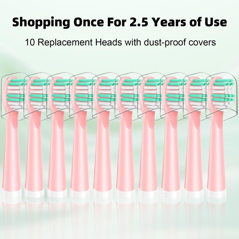 Compatible with Rtauys Electric Toothbrush Replacement Brush Heads,for Rtauys Electric