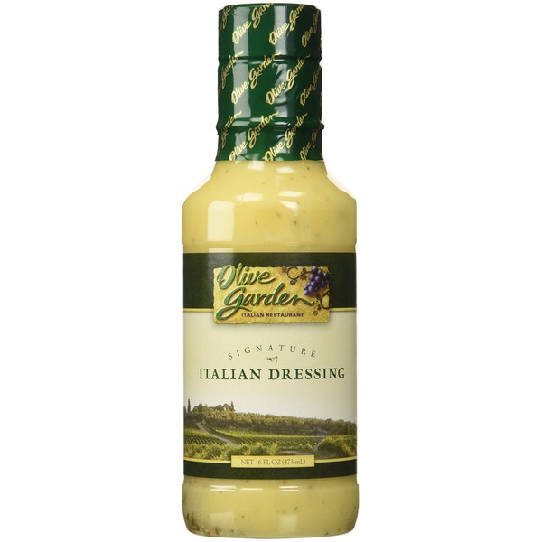 Olive Garden, Signature Italian Dressing, 16oz Bottle (Pack of 4)