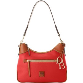 Dooney & Bourke Handbag, Pebble Grain Hobo Shoulder Bag - Red