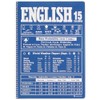 Maruman N526A-02 Notebook, English Character Rule, B5, 15 Tiers, Blue