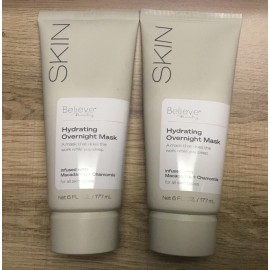 Believe Beauty LOT OF 2 Believe Beauty Hydrating Overnight Mask Macadamia Chamomile, 6oz