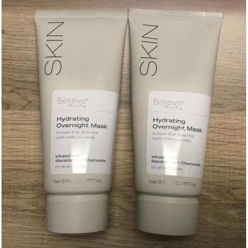 Believe Beauty LOT OF 2 Believe Beauty Hydrating Overnight Mask