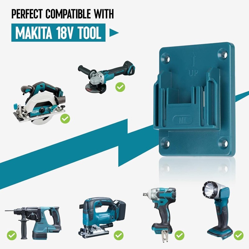 6Packs Tool Holders Tool Support for Makita 14.4v 18V Drill