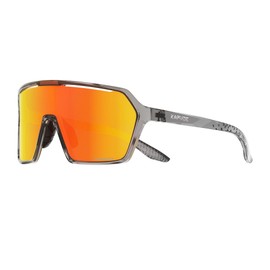 KAPVOE Cycling Glasses Polarised Sports Sunglasses Men Women UV400 Protection MTB Glasses Sports Glasses for Cycling Fishing Road Bike Baseball Running Hiking