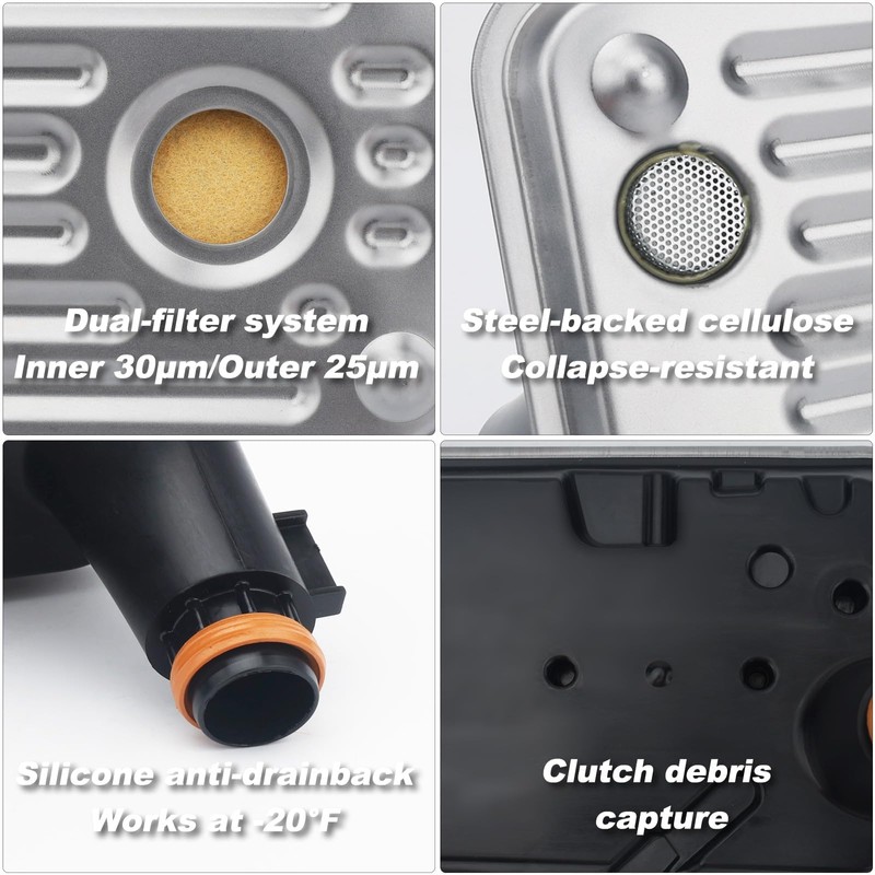 RARAYC Allison 1000 Transmission Filter Kit Compatible with Chevy GMC