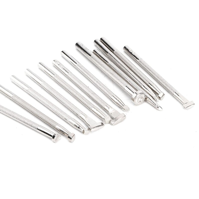 Restokki Punching Iron Set of 12 Leather Engraving and Embossing