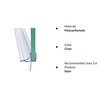 Frameless Shower Door Bottom Seal Shower Sweep with Drip Rail
