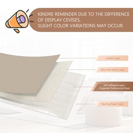 OAZ Self Adhesive Leather Repair Tape, 16X31.5 inch Leather Repair Patch for Furniture, Leather Repair Kit for Car Seats, Couch, Sofas, Chairs (Ivory Gray)