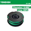 YSNEHSN DF-080 Trimmer Spool for 30ft 0.080" Compatible with Black