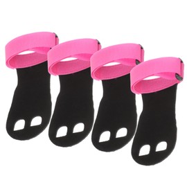 Totority 2 Pairs Non Slip Training Palm Protectors with Wrist Straps for Weightlifting and Fitness Comfortable Grip Gloves for Men Women Suitable for Gym Pull Ups and More