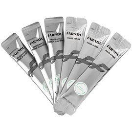 FARNDU Repair Set - Biotin & Plant Extracts, Keratin & Rosemary, Hydration & Deep Repair, Thickening, Promote Growth, Prevent Loss Cleansing, Sulfate Free, Comfort (Shampoo + Hair Mask) - Specification: Travel Set (Hair Mask 10ml*3 + Shampoo 10ml*3)