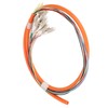 Fiber Pigtail 12 Strand Multimode Stable Fiber Pigtail Cable for