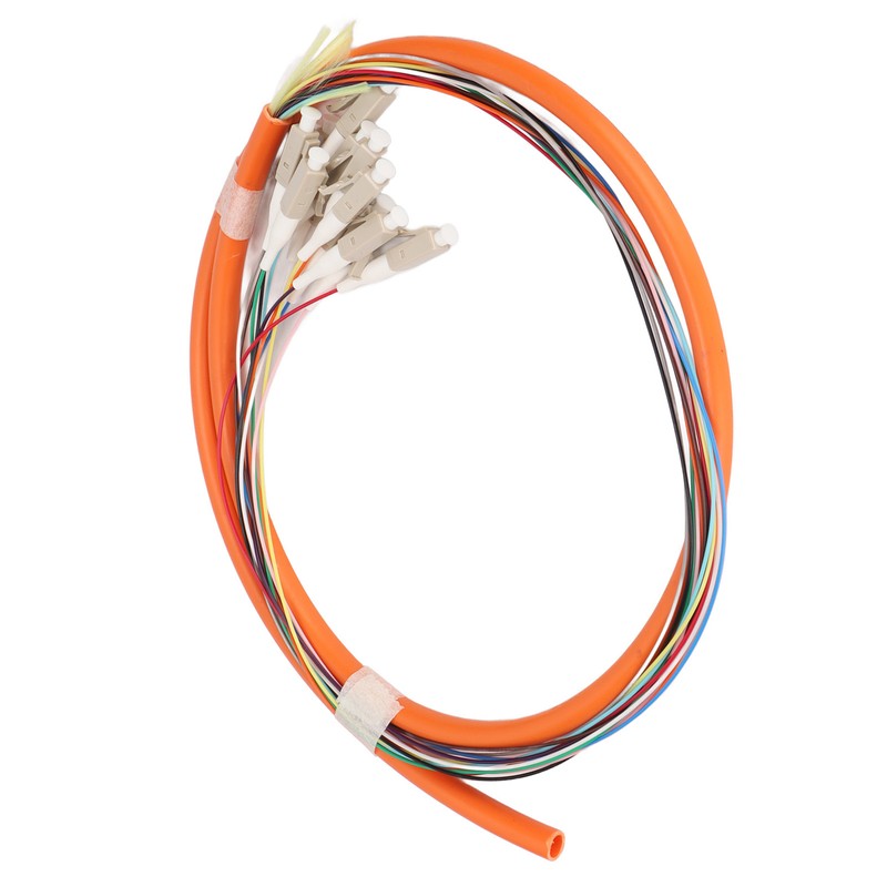 Fiber Pigtail 12 Strand Multimode Stable Fiber Pigtail Cable for