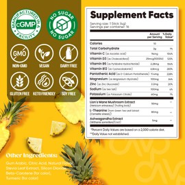 Venture Pal Supercalm Powdered Drink Mix-16 Ct-PINEAPPLE-R7