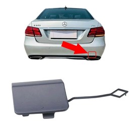 appRUN Rear Bumper Tow Hook Eye Cover For MERCEDES E-Class W212 A2128850726