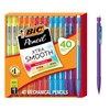 BIC Portaminas Xtra Smooth Bright Edition, Negro, 0,7 mm, 40