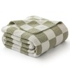 EMEMA Christmas Checkered Throw Blanket Microfiber Soft Cozy Fluffy Warm