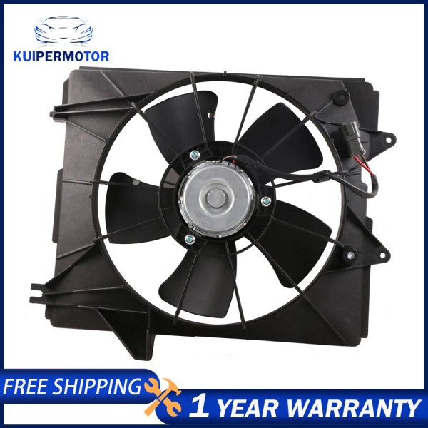 KUIPERMOTOR 1PC Radiator Cooling Fan Assembly For 05-10 Honda Odyssey
