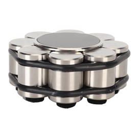 HiFi Record Weight Stabilizer Professional Stainless Steel LP Vinyl Turntable Disc Balanced Clamp with Slip Proof Pad