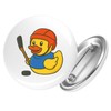 Huuraa Button Squeaky Duck Ice Hockey Rubber Duck Hockey Gift