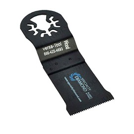 Versa Tool DB25A 35mm HCS Wood Cutting Multi-Tool Saw Blades 25/Pack Fits Fein Multimaster, Dremel, Bosch, Craftsman, Ridgid Oscillating Tools