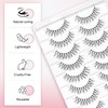 EXTENIFY Wispy Eyelashes False Eyelashes 3D Fluffy Invisible Band Spiky