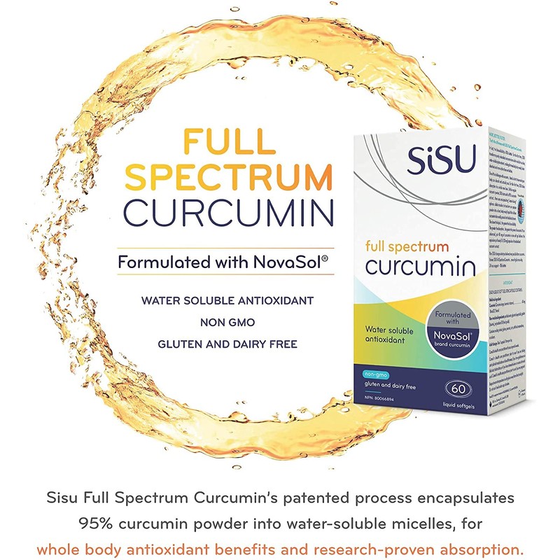 SISU - Full Spectrum Curcumin (NovaSol) 30 softgels